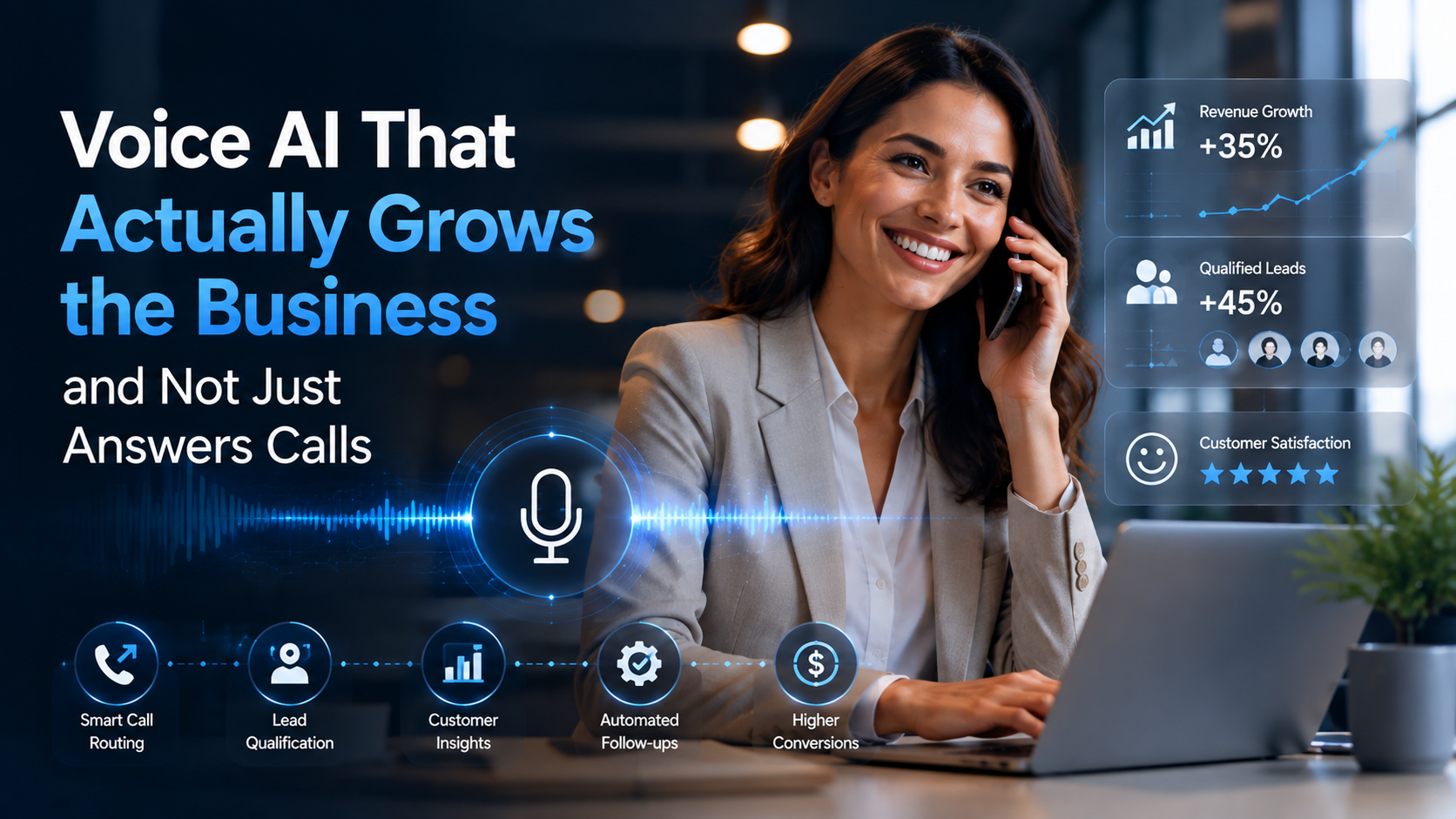 Voice AI That Actually Grows the Business and Not Just Answers Calls