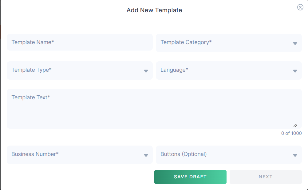 Creating a WhatsApp Template Process