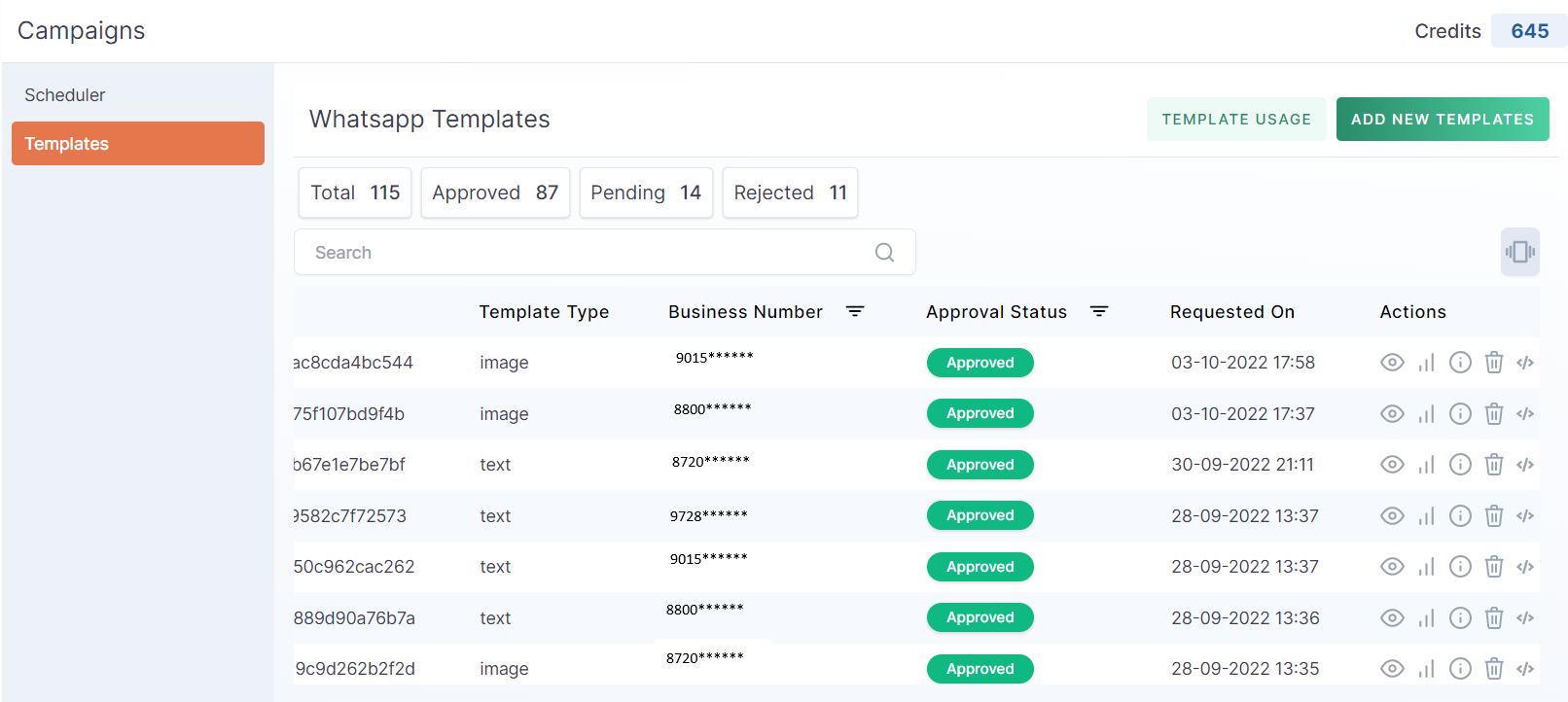 Creating a WhatsApp Template Process