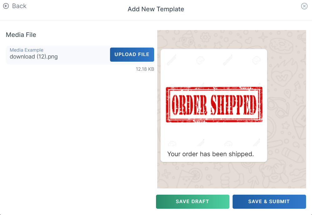 Creating a WhatsApp Template Process