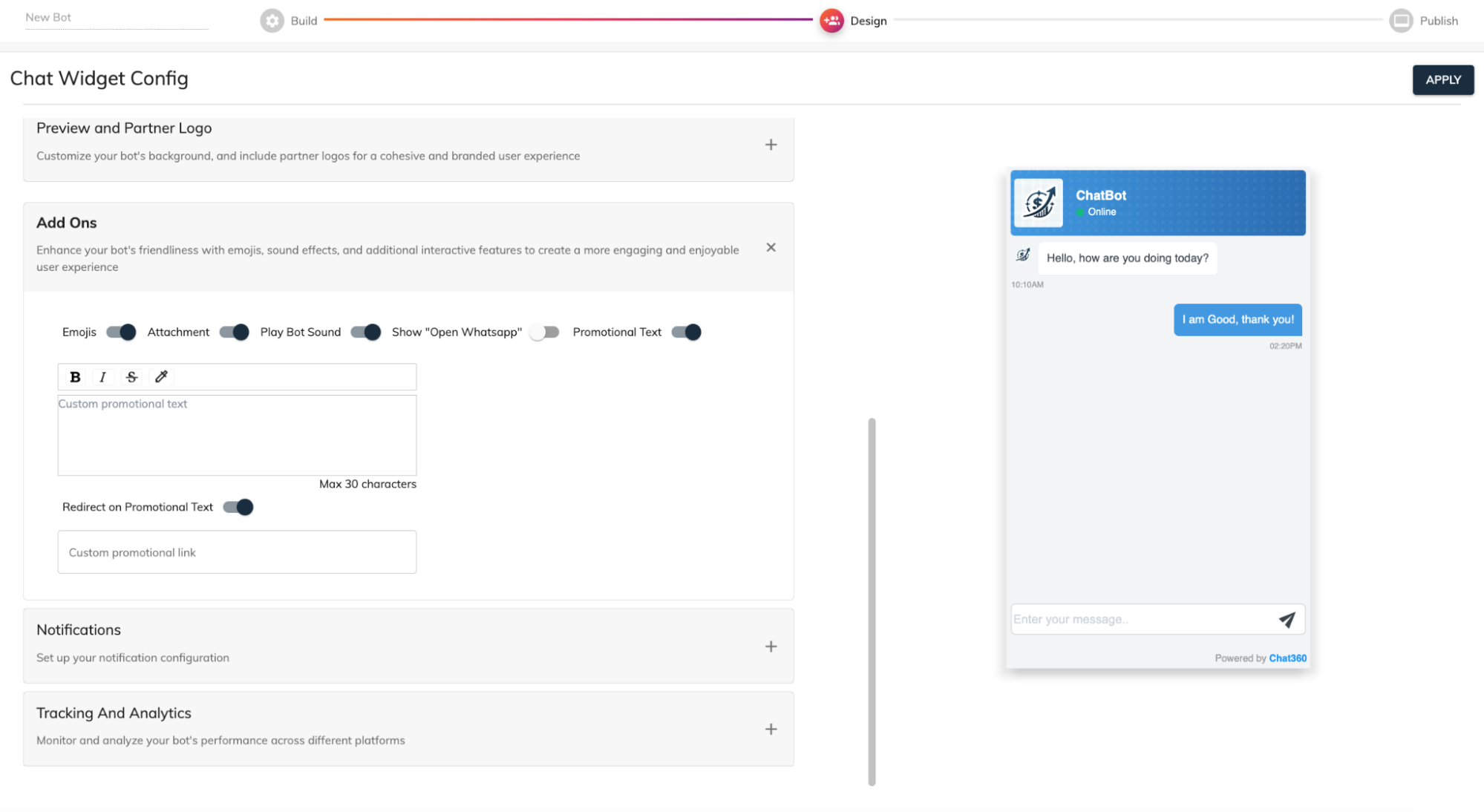 Header Customization Colors and Appearance