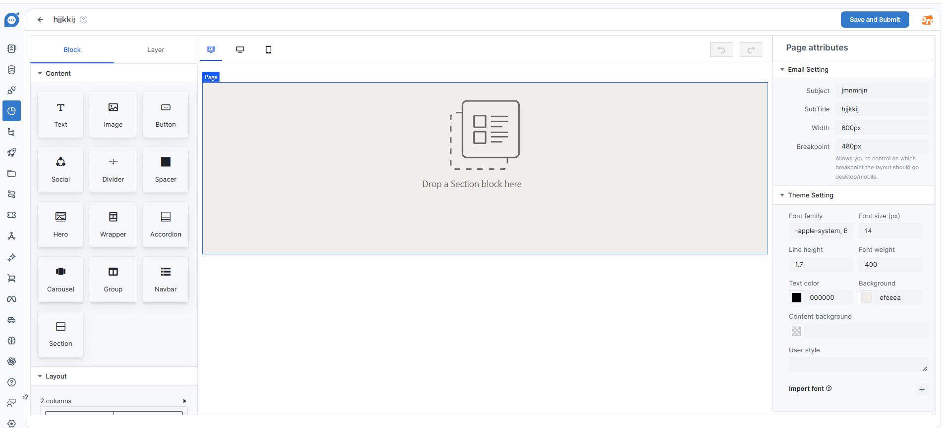 Creating & Managing Email Template