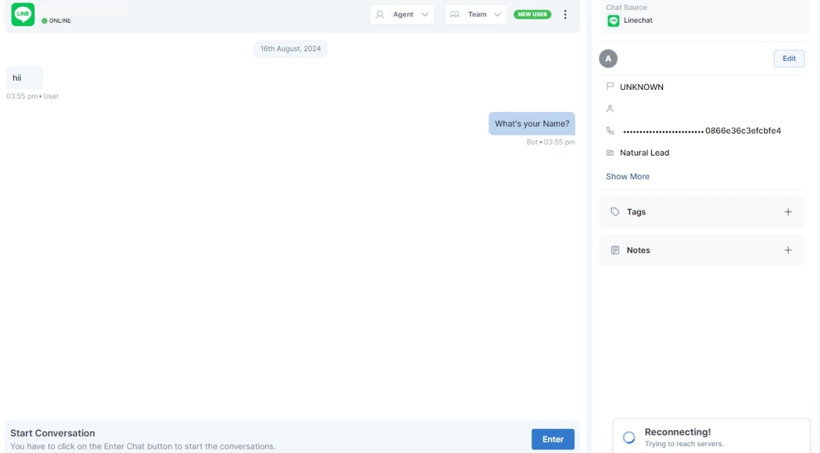 Messaging & Live chat