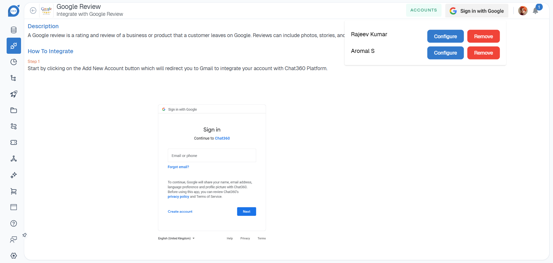 Setup and Configuration