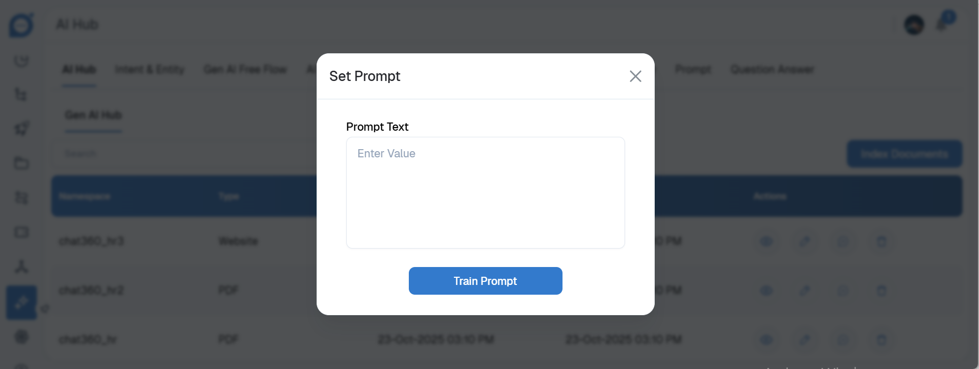 Setting Up Knowledge Base and Prompts