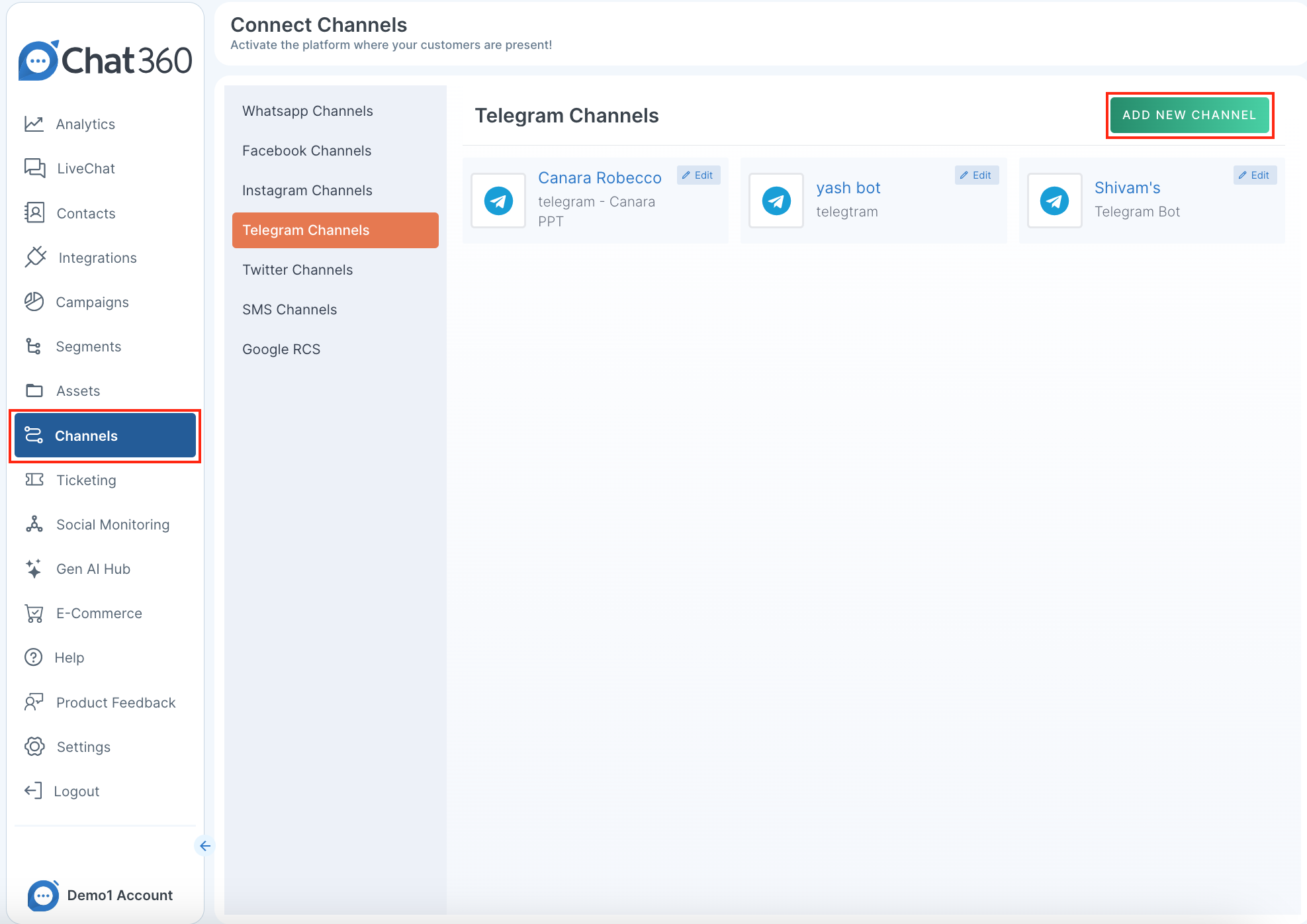 Deploying Telegram bot