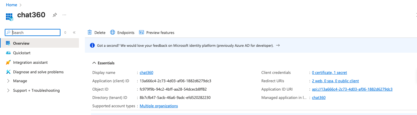 Deploying Microsoft Team Bot