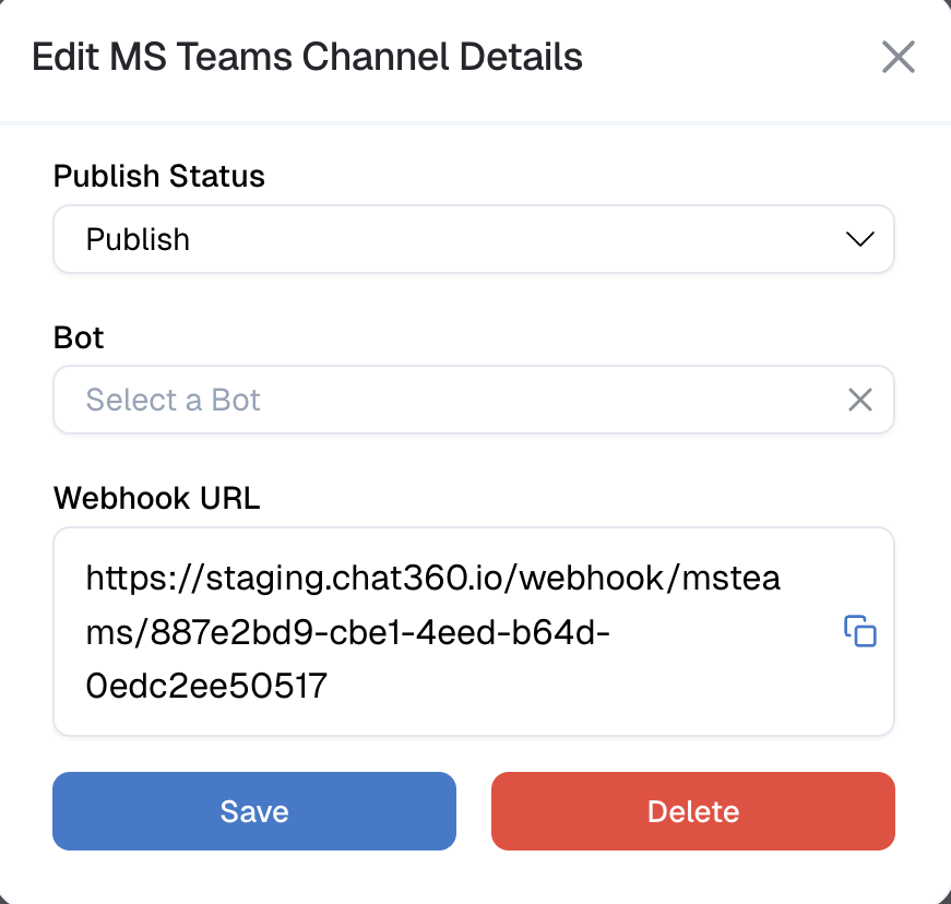 Deploying Microsoft Team Bot