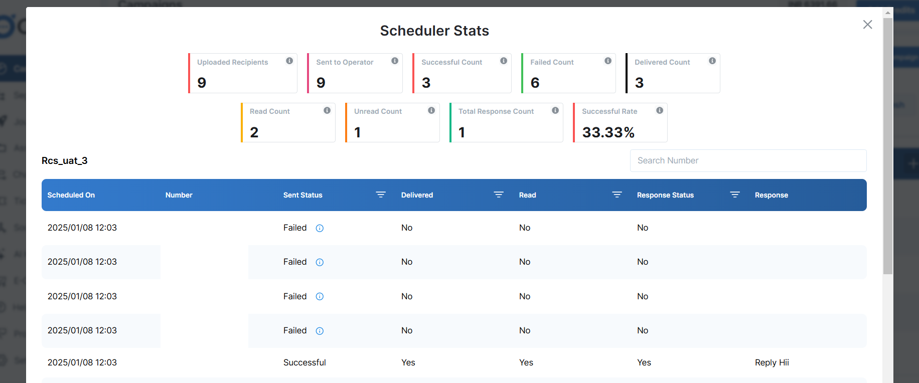 Configuring an RCS Channel