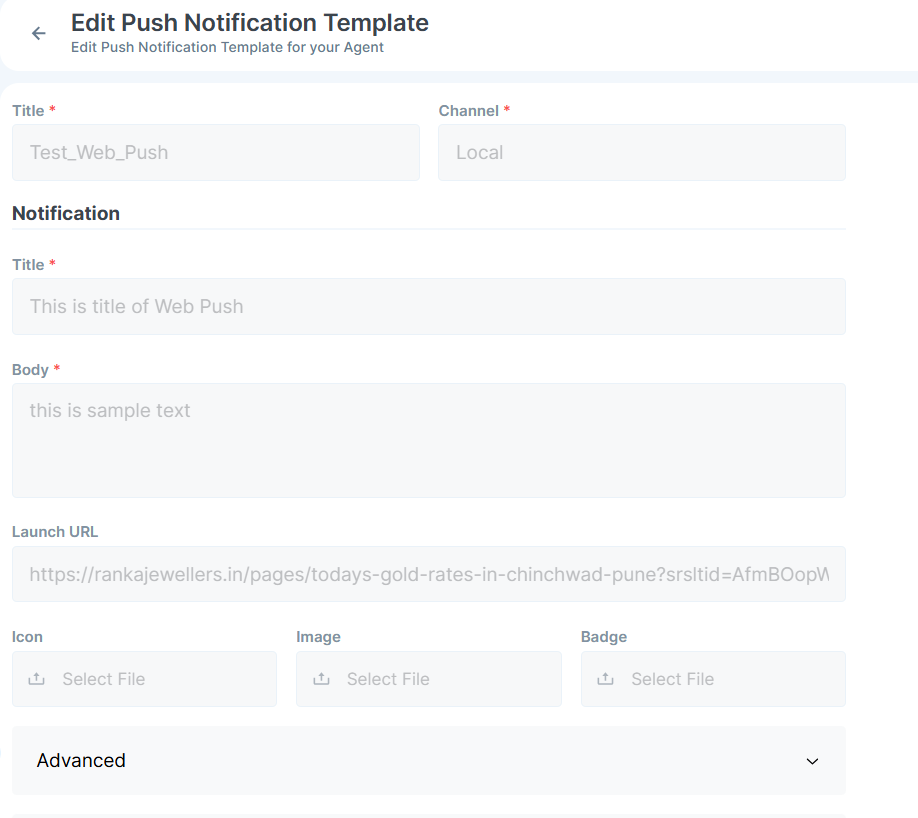 Web Push Notifications