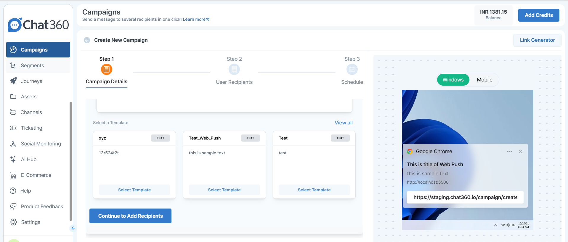 Web Push Notifications