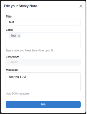 How to Use Sticky Notes in Live Chat