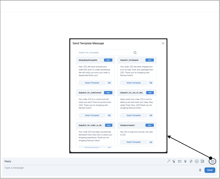 Sending Message Template