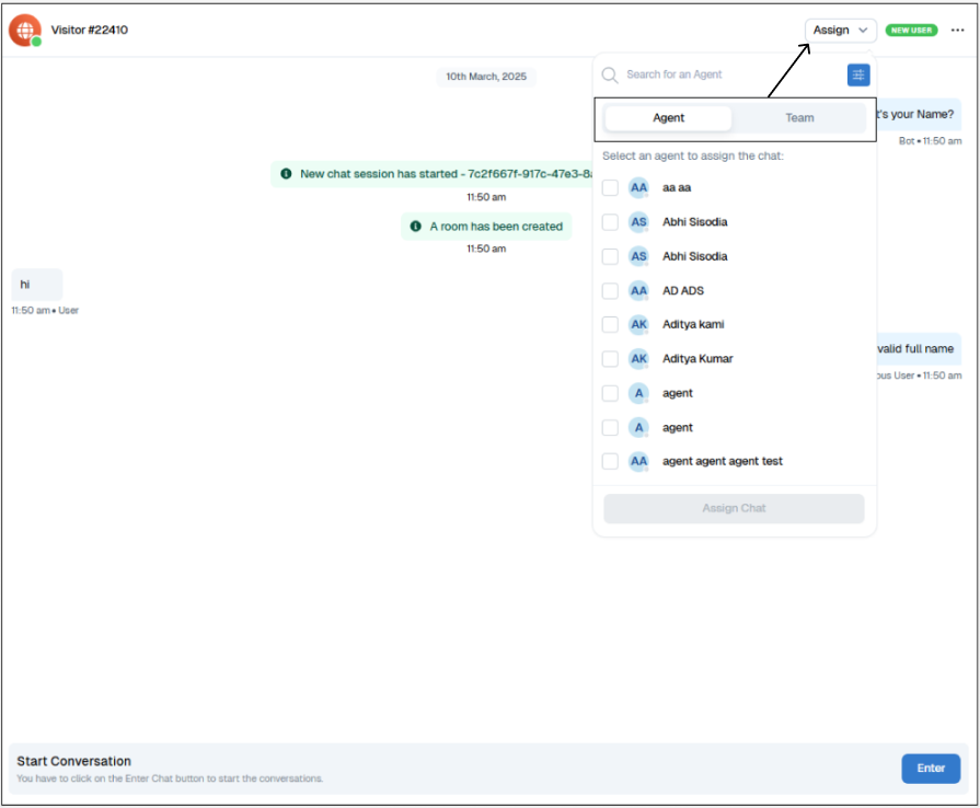 Automated Assignment in Bot Flows