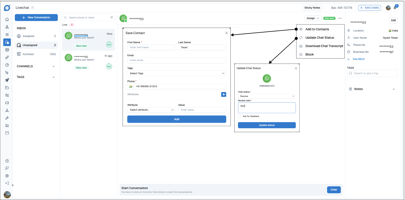 Live Chat Overview