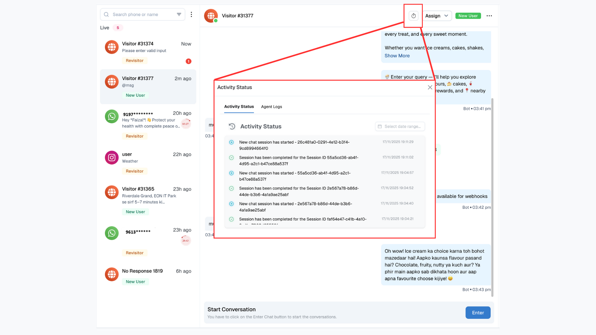 Live Chat Overview