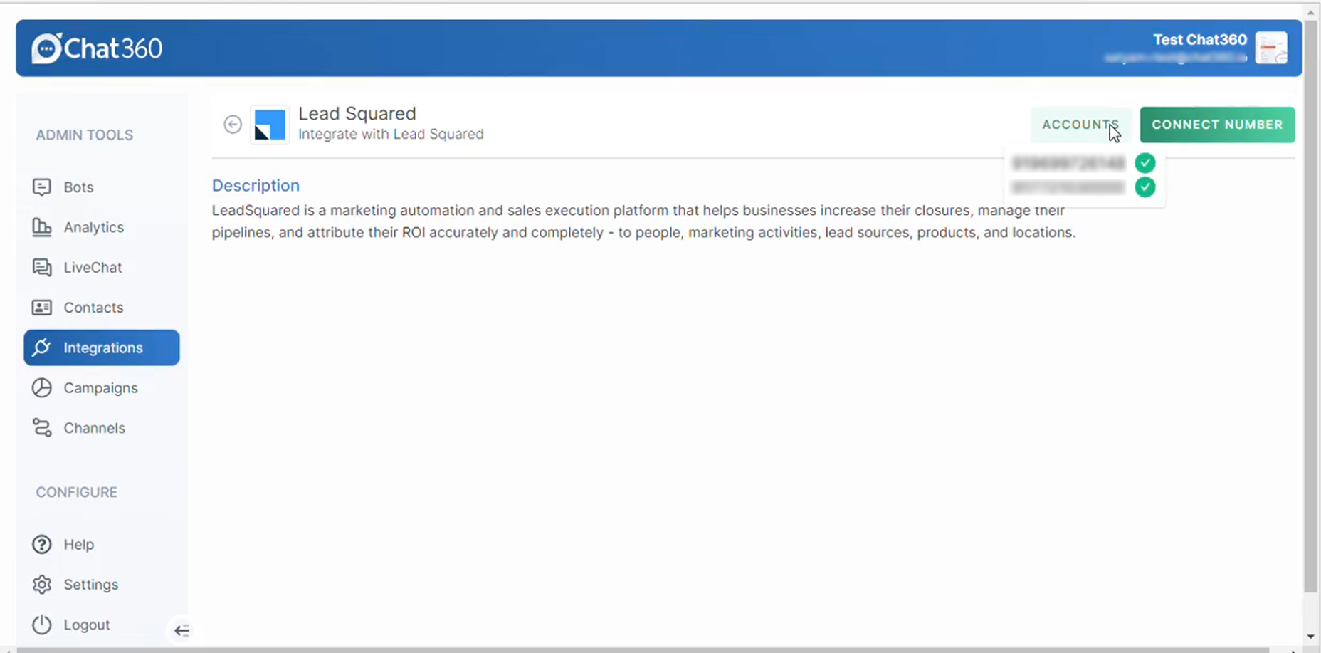 Leadsquared Integration