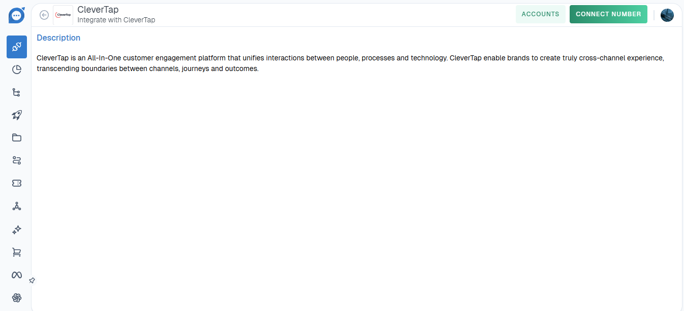 Integration with Clevertap