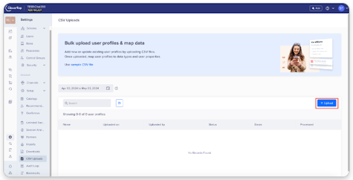 Integration with Clevertap