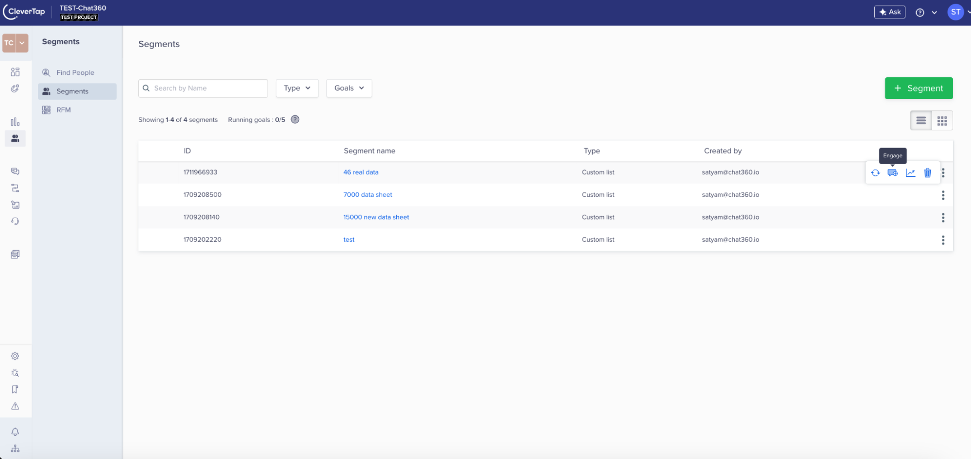 Clevertap Integrations