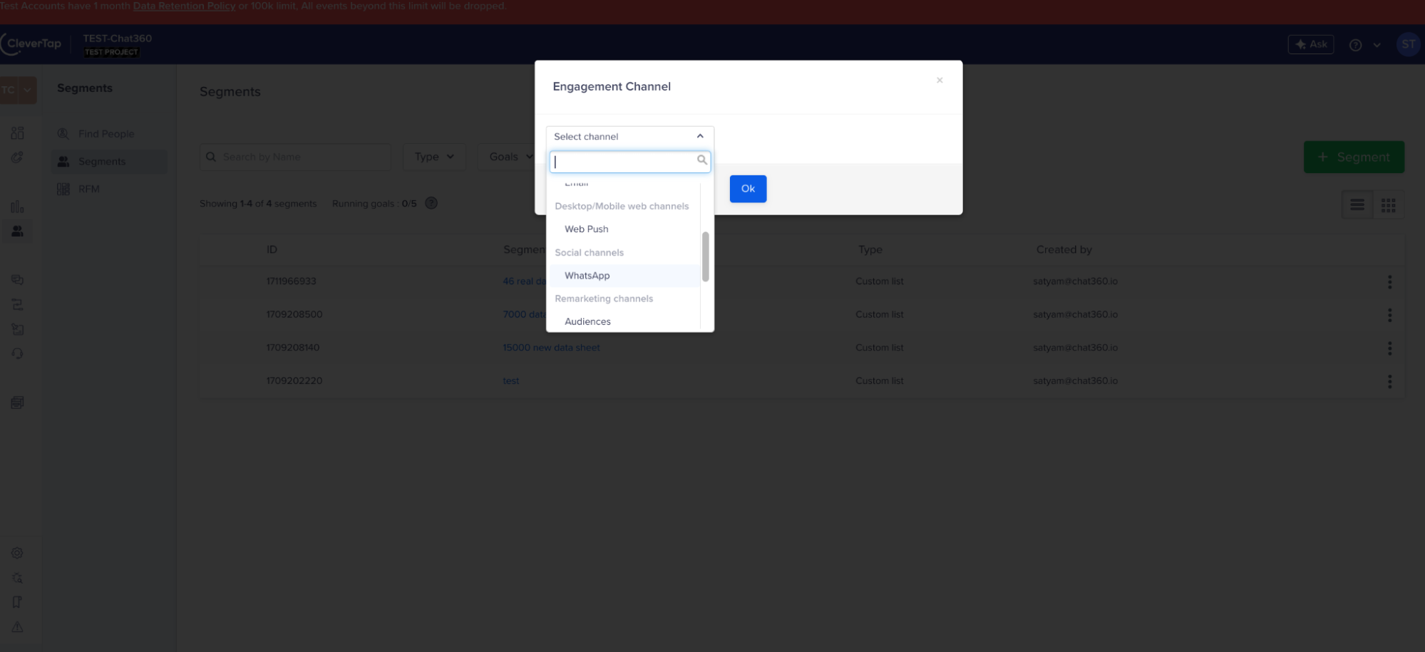 Clevertap Integrations