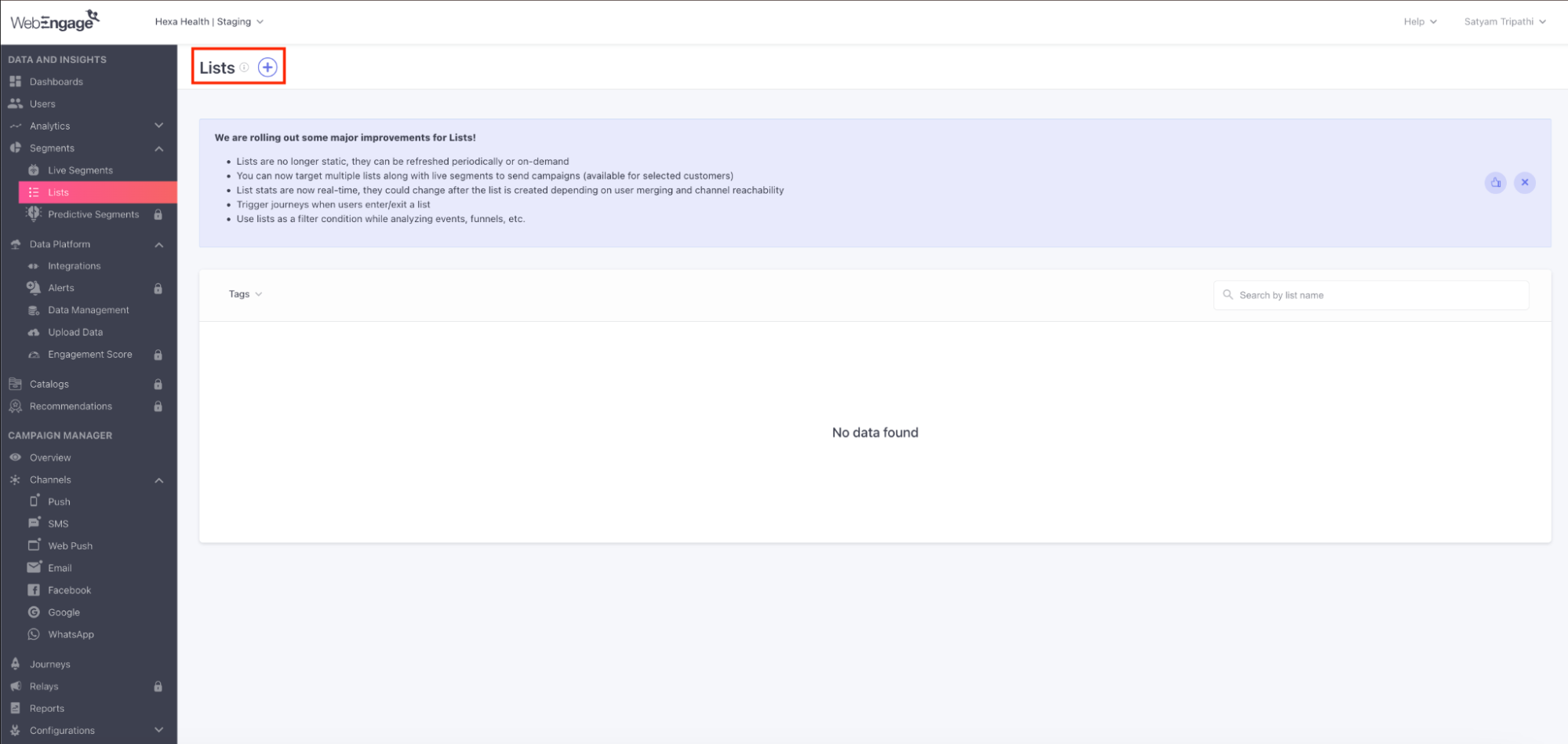 Webengage Integration
