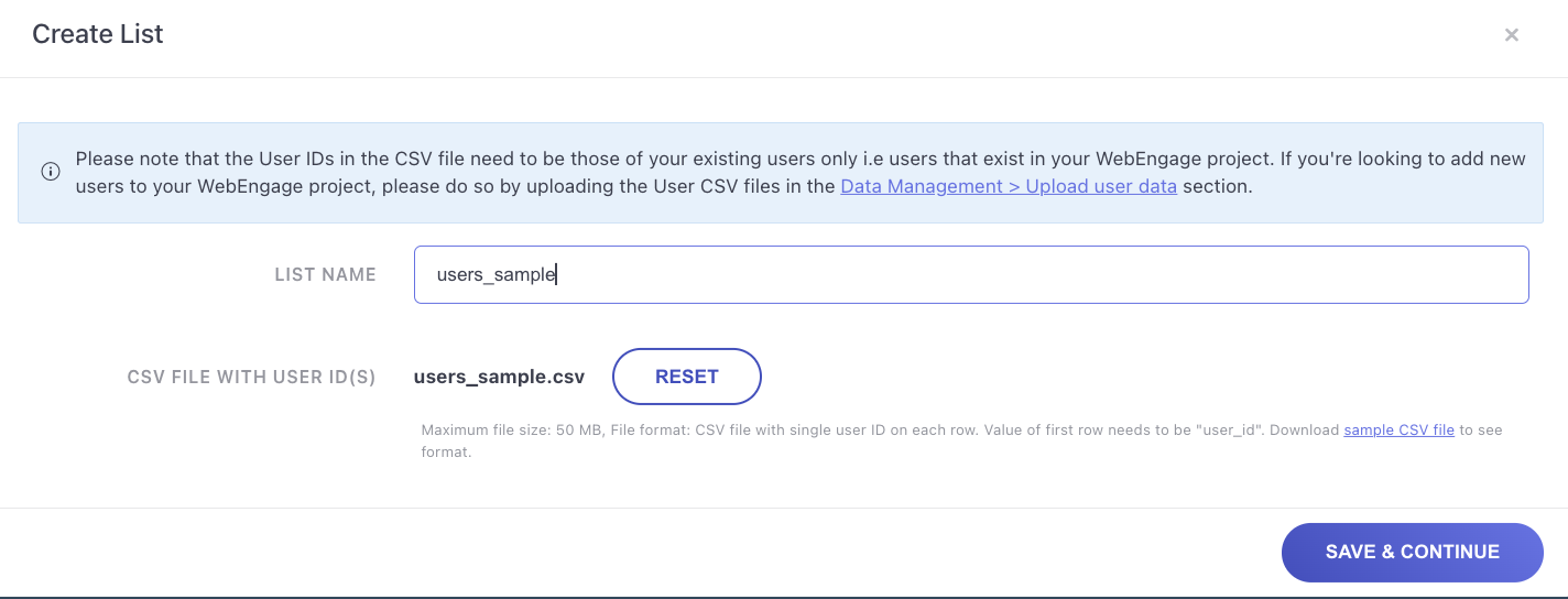 Webengage Integration